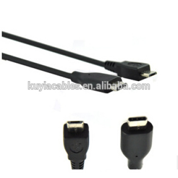 USB3.1 tipo C Macho a micro (5P) USB2.0 Cable de carga de datos masculino 1m para Macbook iphone Samsung